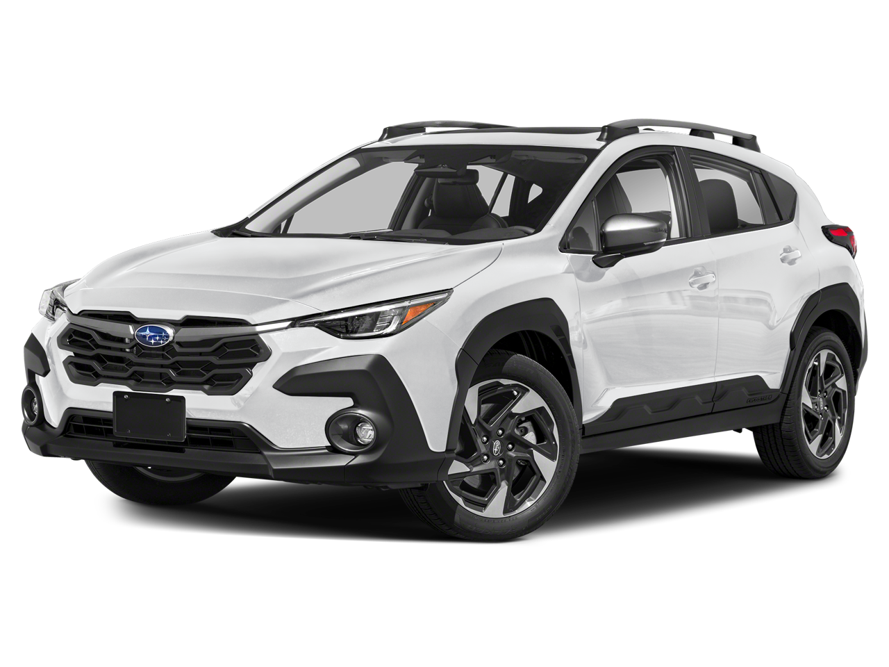 2024 Subaru Crosstrek Limited in Crystal White Pearl — front three-quarter view